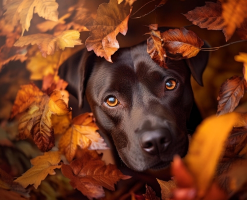 Fotodesign Verena Scholze Hundeshooting Herbst outdoor herbstliches Shooting